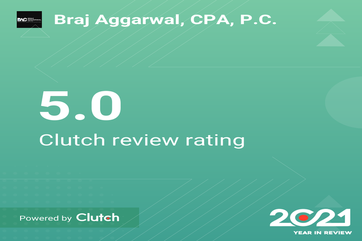 Braj Aggarwal, CPA, P.C Year In Review on Clutch 